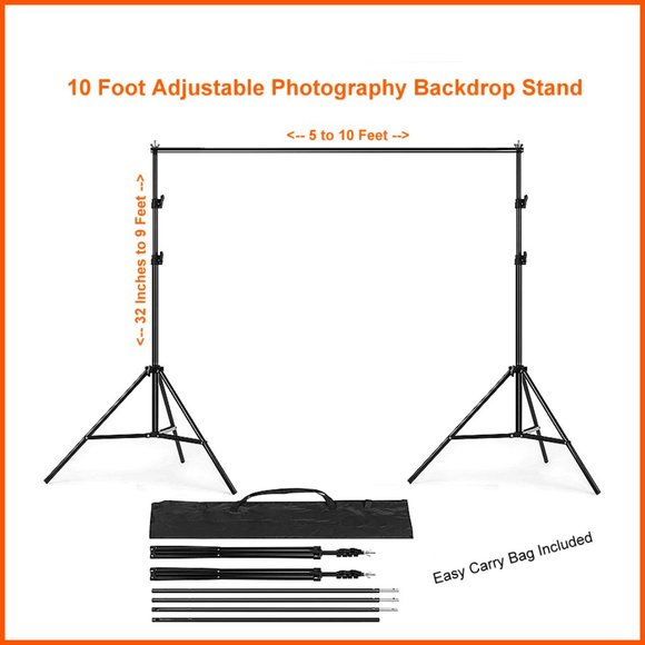LS Photography Other - Adjustable Photography Backdrop Support Sy…